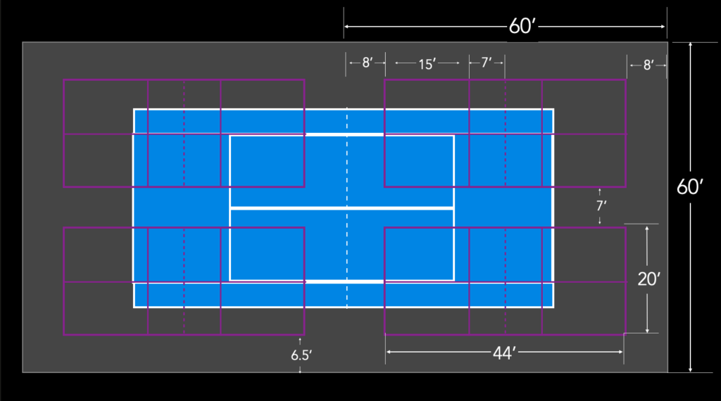 Build a Pickleball Court from a Tennis Court - Tennis to Pickleball Court Conversion