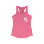 Women's Racer Back Tank Pink - front view