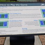 How to play pickleball sign